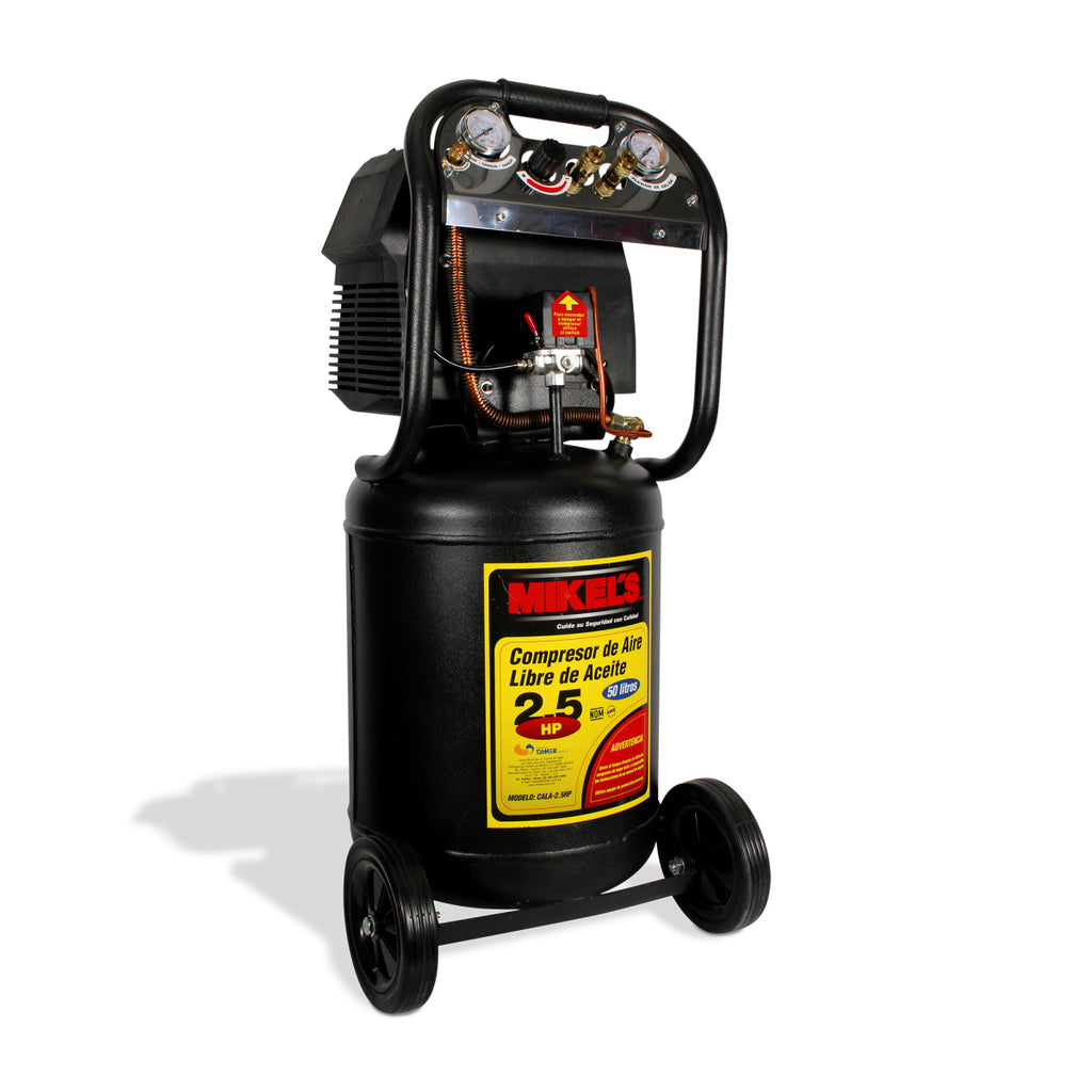 Compresor de aire 2.5 HP (50 lts) LIBRE DE ACEITE