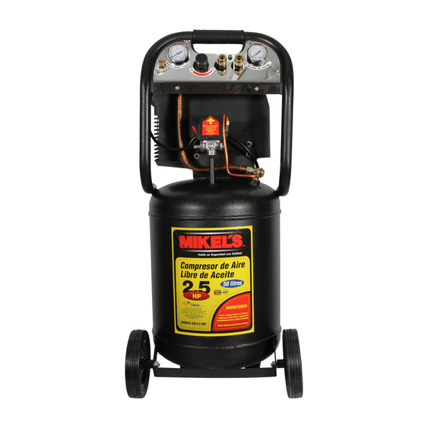 Compresor de aire 2.5 HP (50 lts) LIBRE DE ACEITE