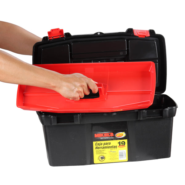 Caja plástica para herramientas 19” (2.8 lts)