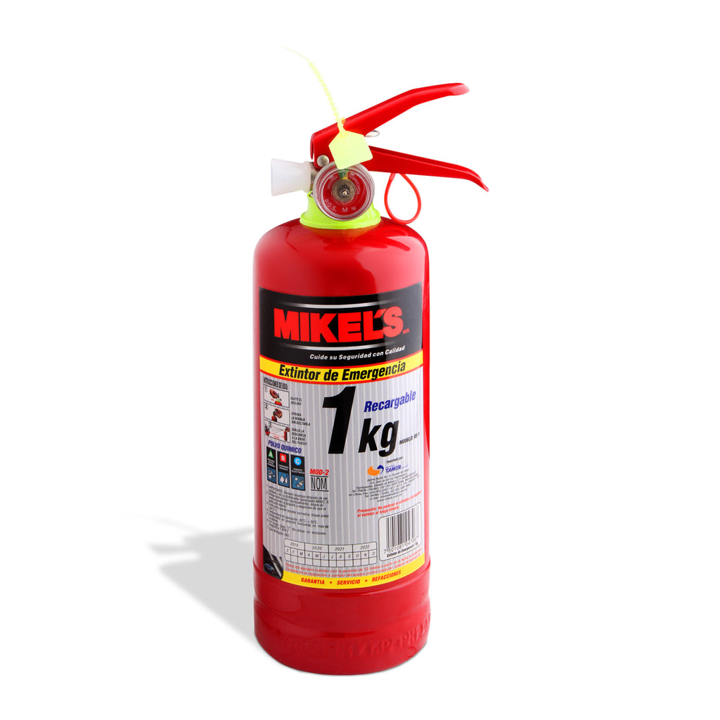 Extintor de emergencia recargable (1 kg)