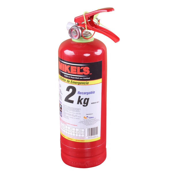 Extintor de emergencia recargable (2 kgs)