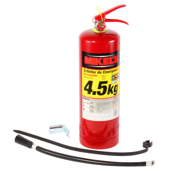 Extintor de emergencia recargable (4.5 kgs)