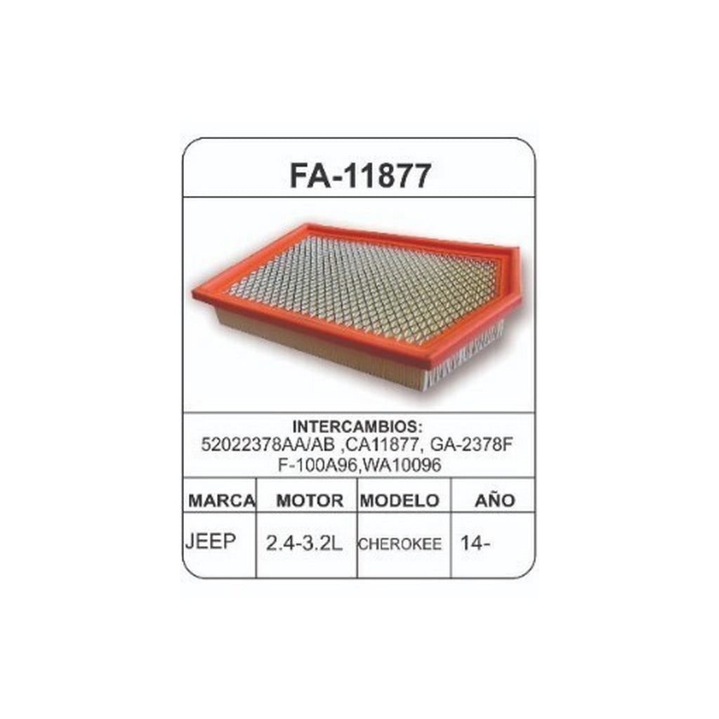 Filtro de Aire UNIFIL FA-11877