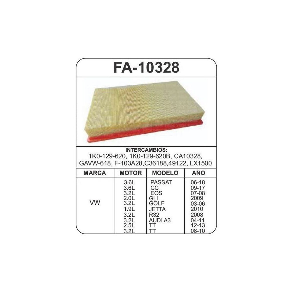 Filtro de Aire UNIFIL FA-10328