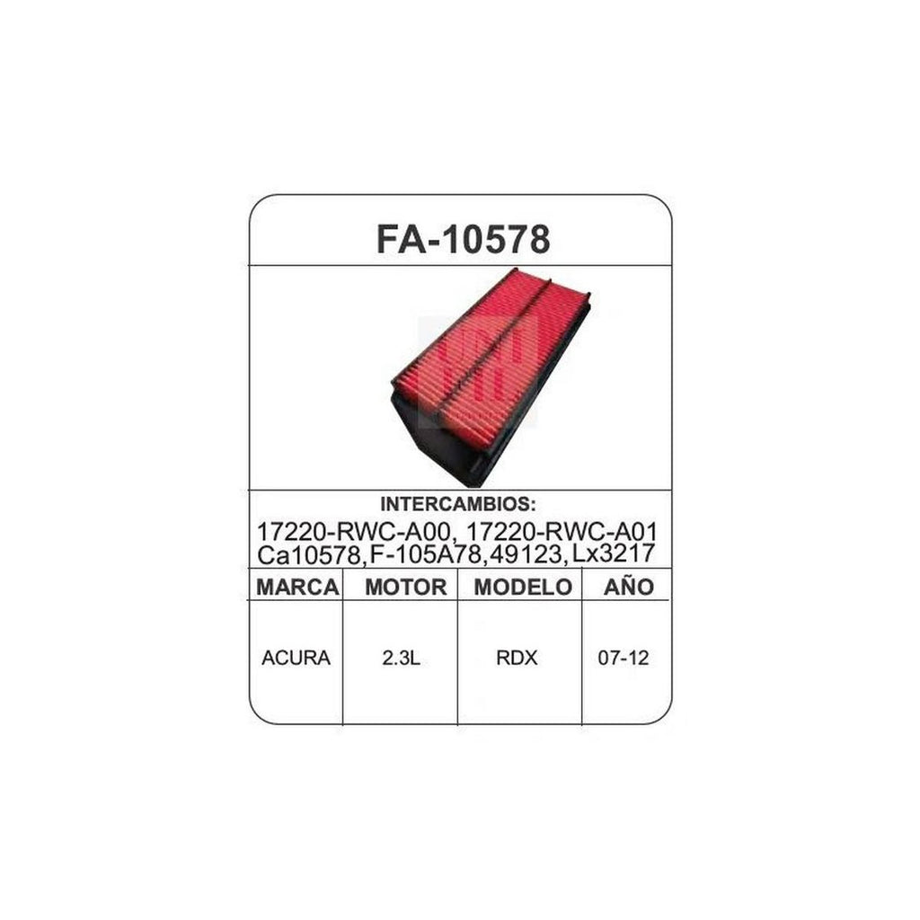 Filtro de Aire UNIFIL FA-10578