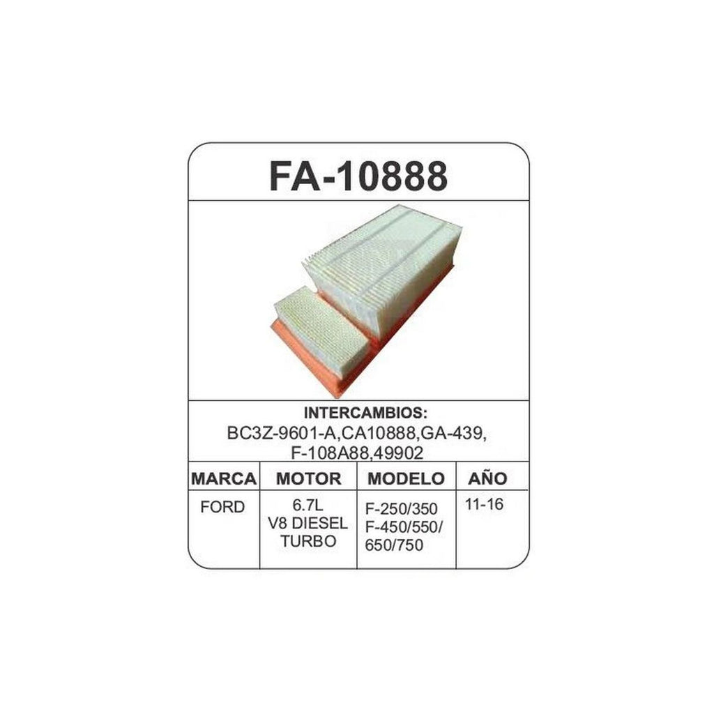Filtro de Aire UNIFIL FA-10888