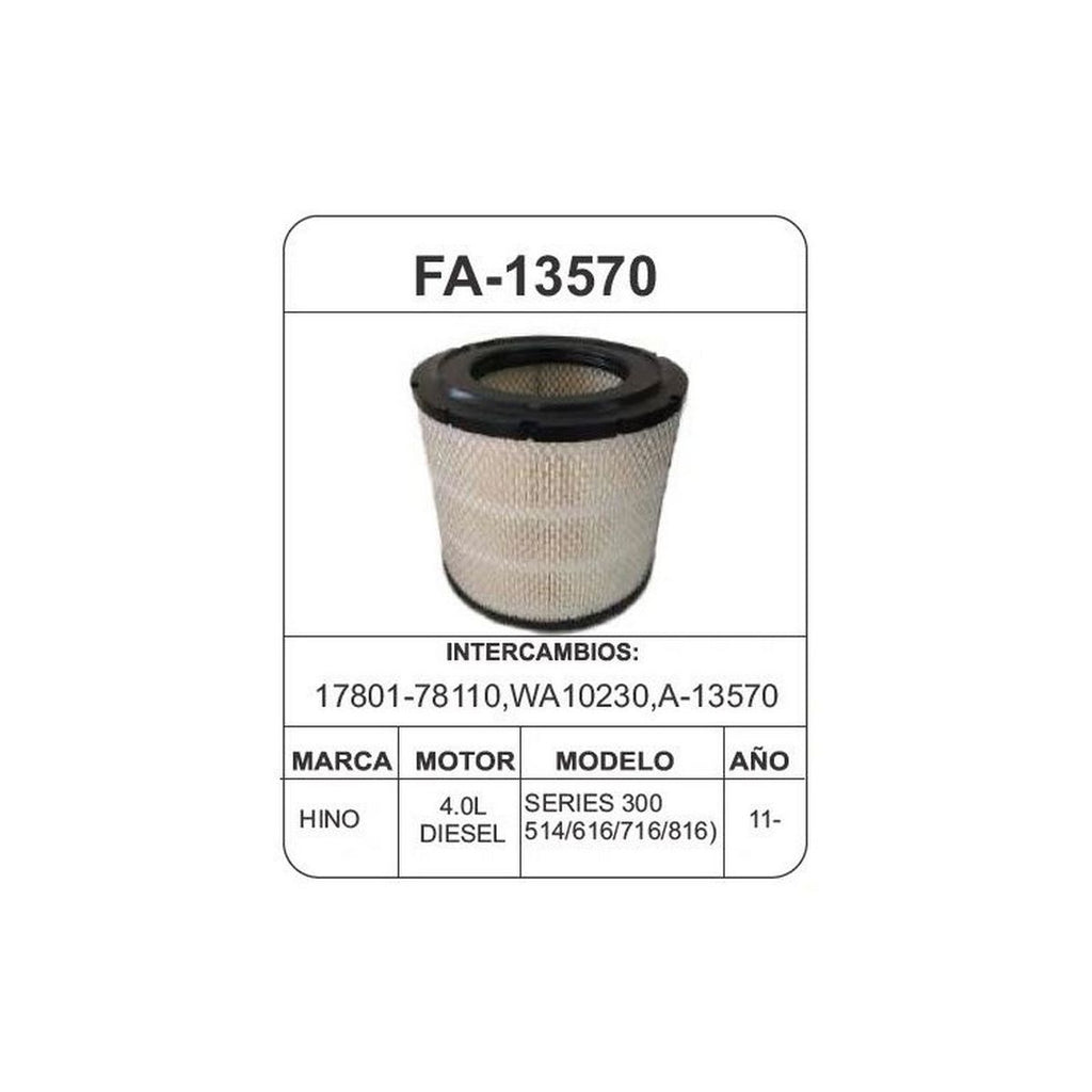 Filtro de Aire UNIFIL FA-13570