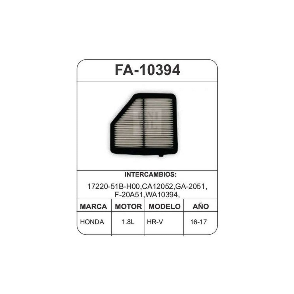 Filtro de Aire UNIFIL FA-10394