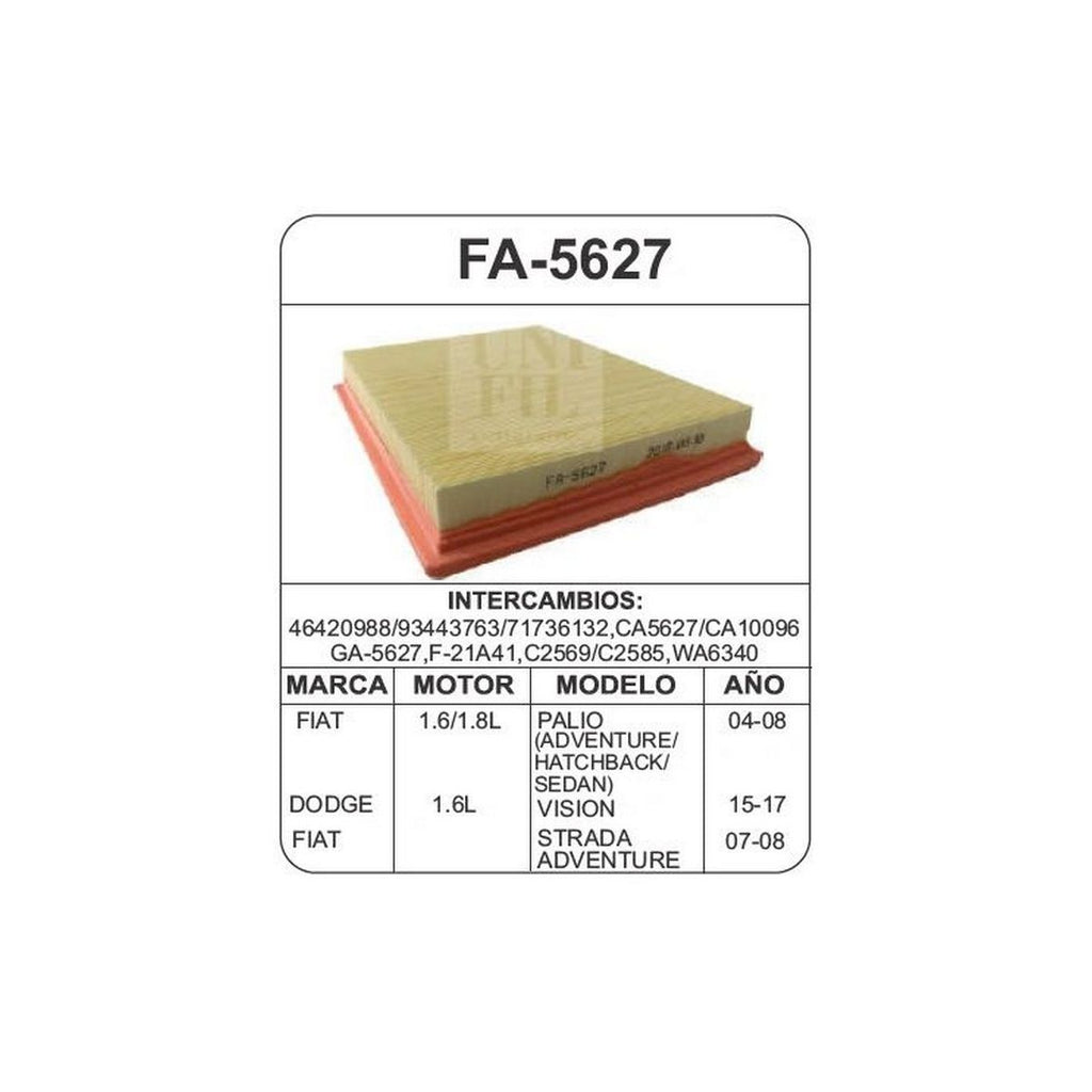 Filtro de Aire UNIFIL FA-5627