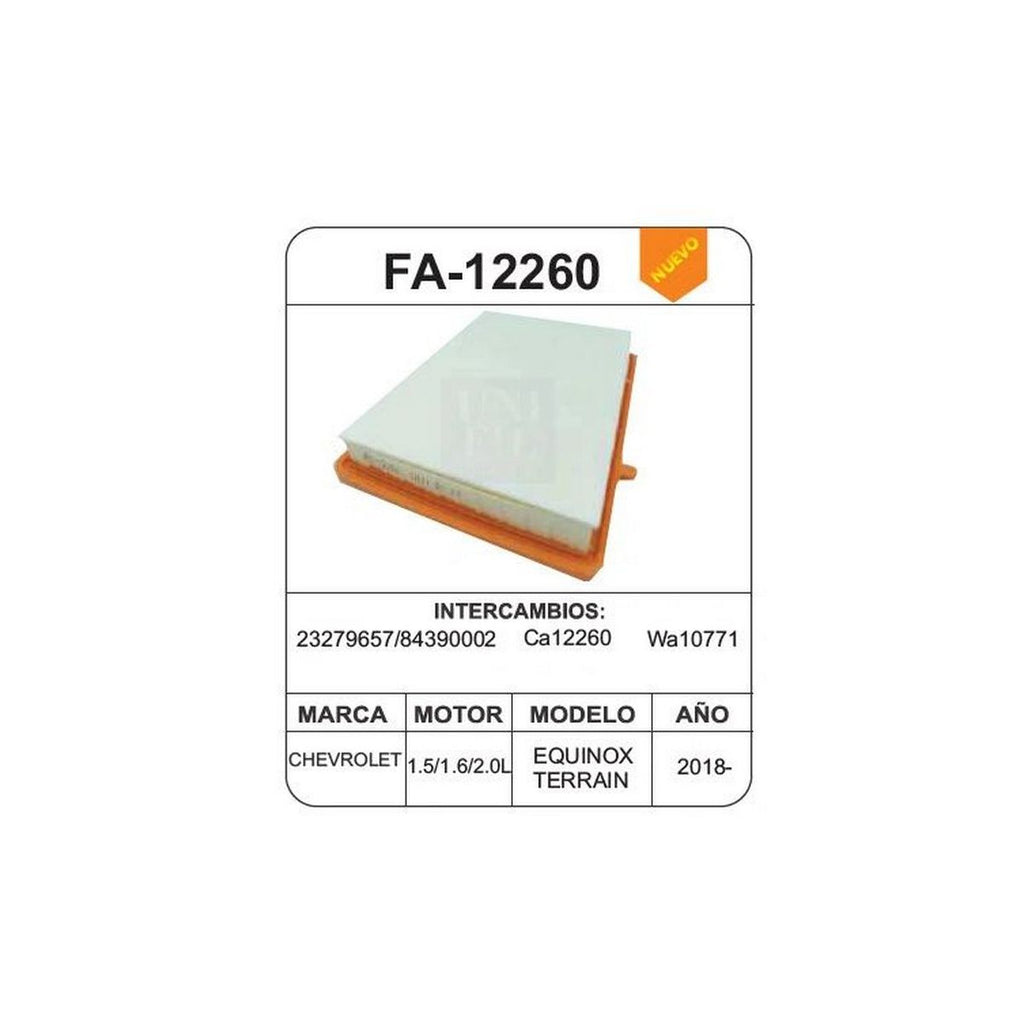 Filtro de Aire UNIFIL FA-12260