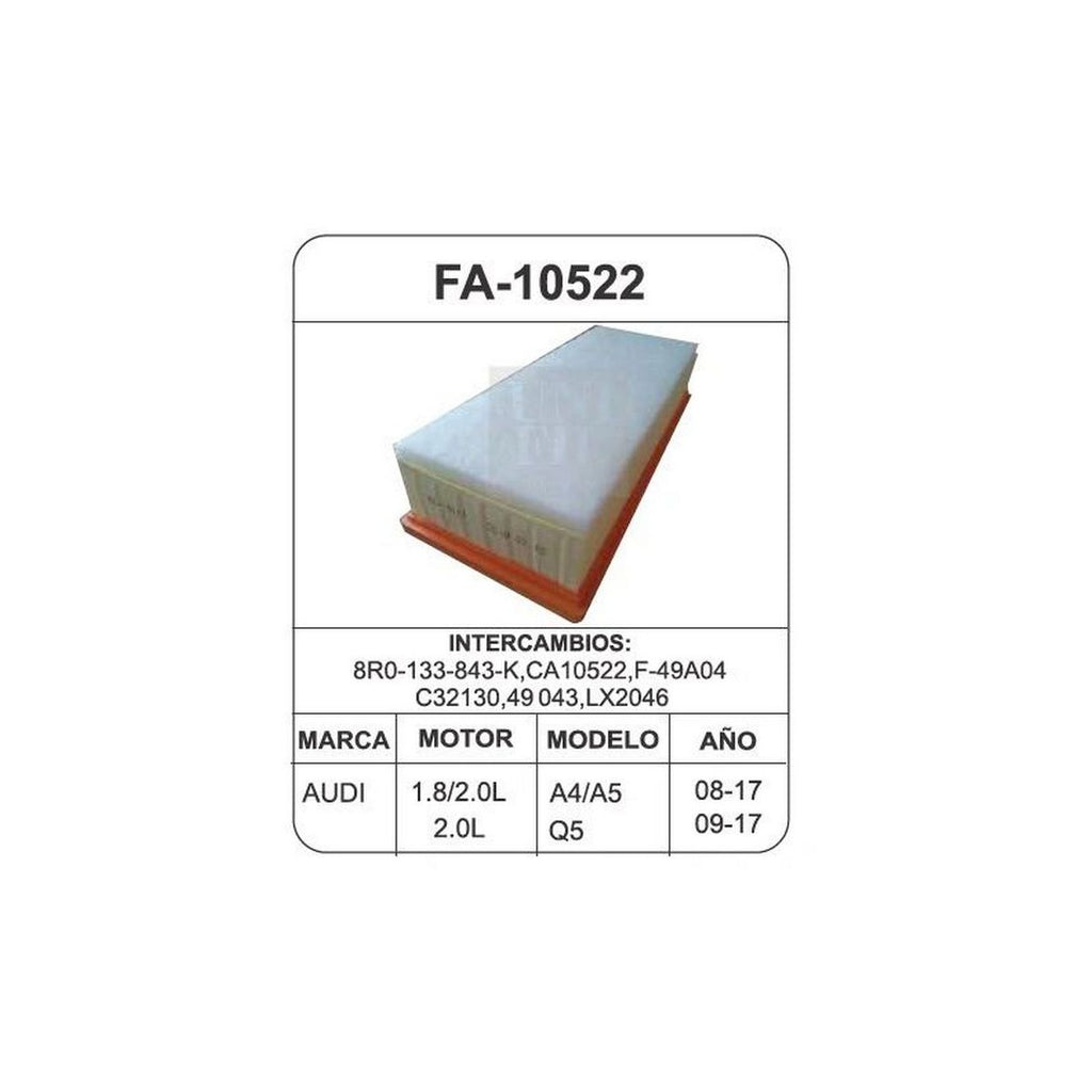 Filtro de Aire UNIFIL FA-10522