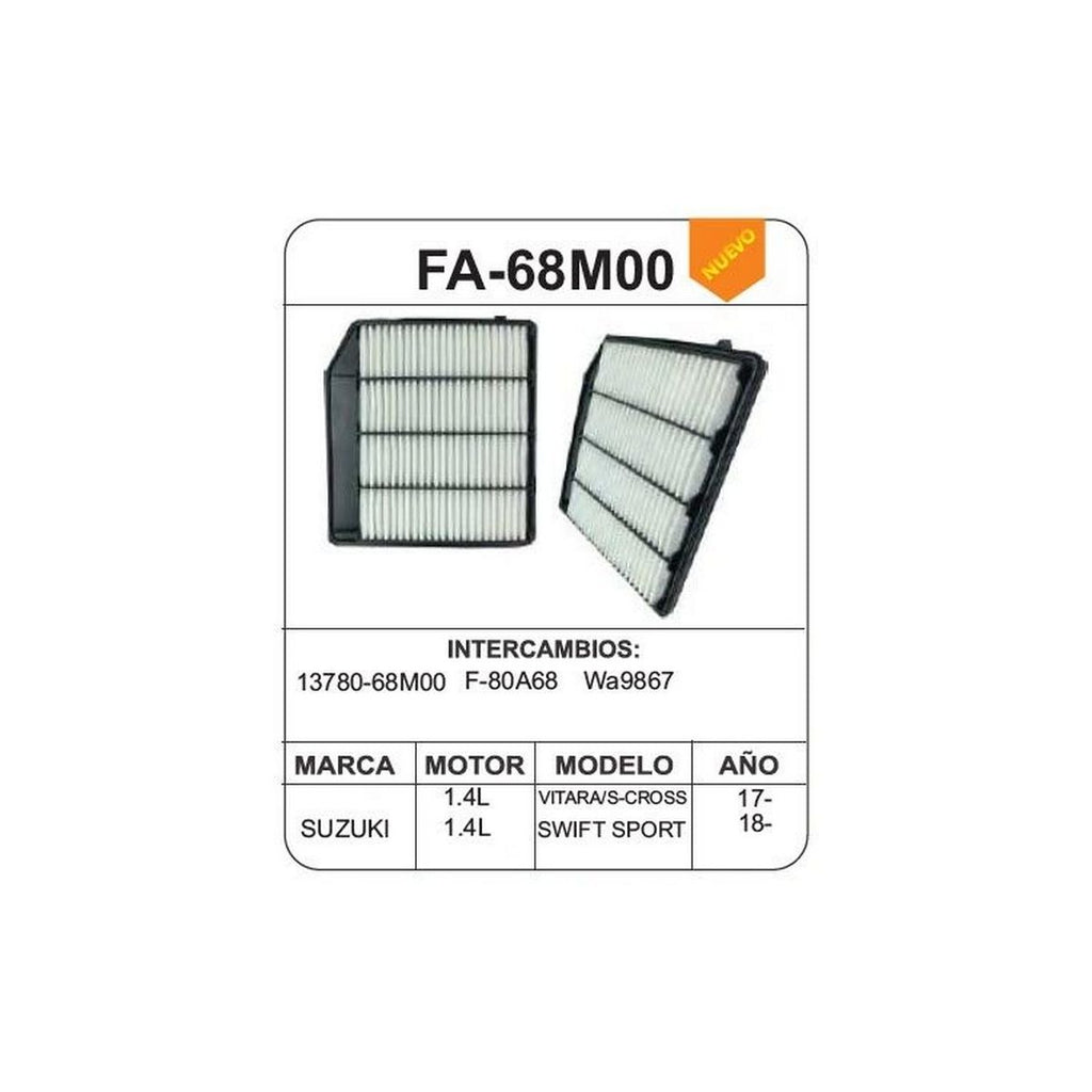 Filtro de Aire UNIFIL FA-68M00