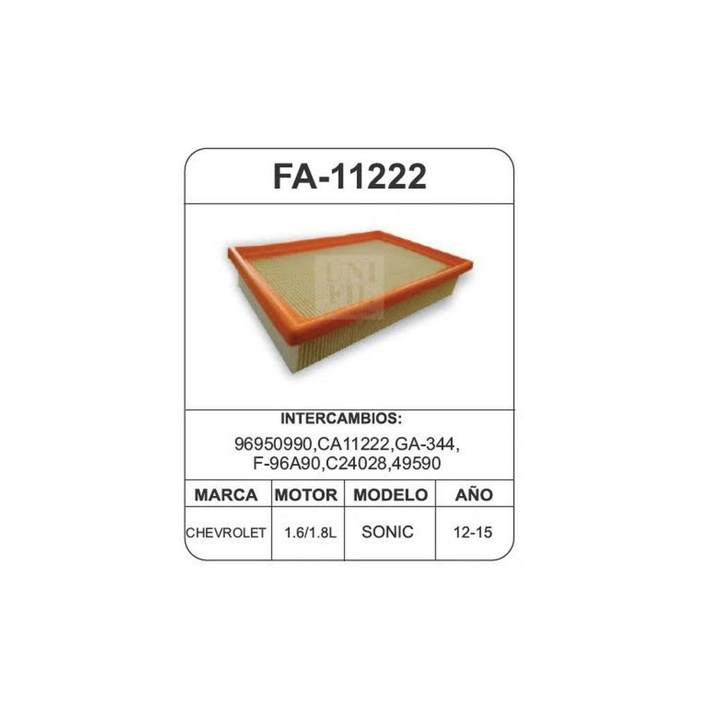 Filtro de Aire UNIFIL FA-11222