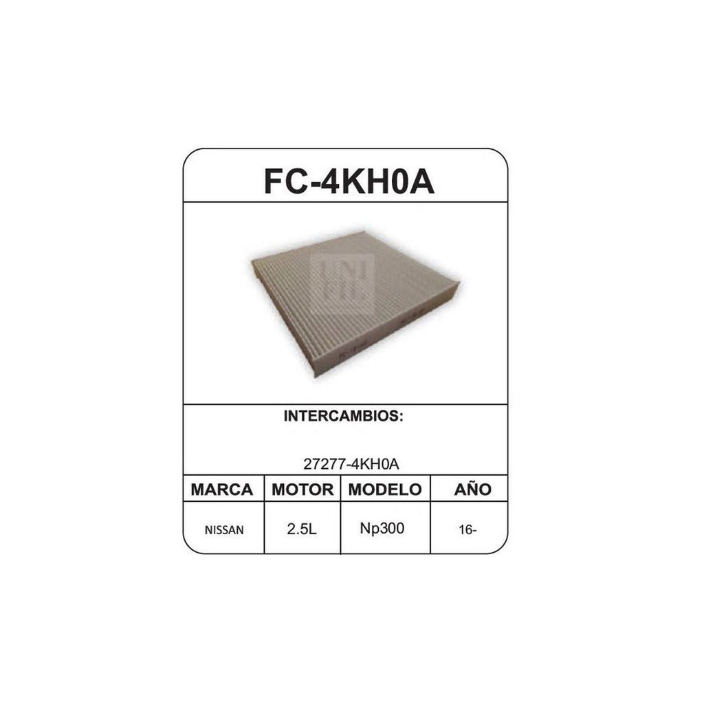 Filtro de Cabina UNIFIL FC-4KH0A