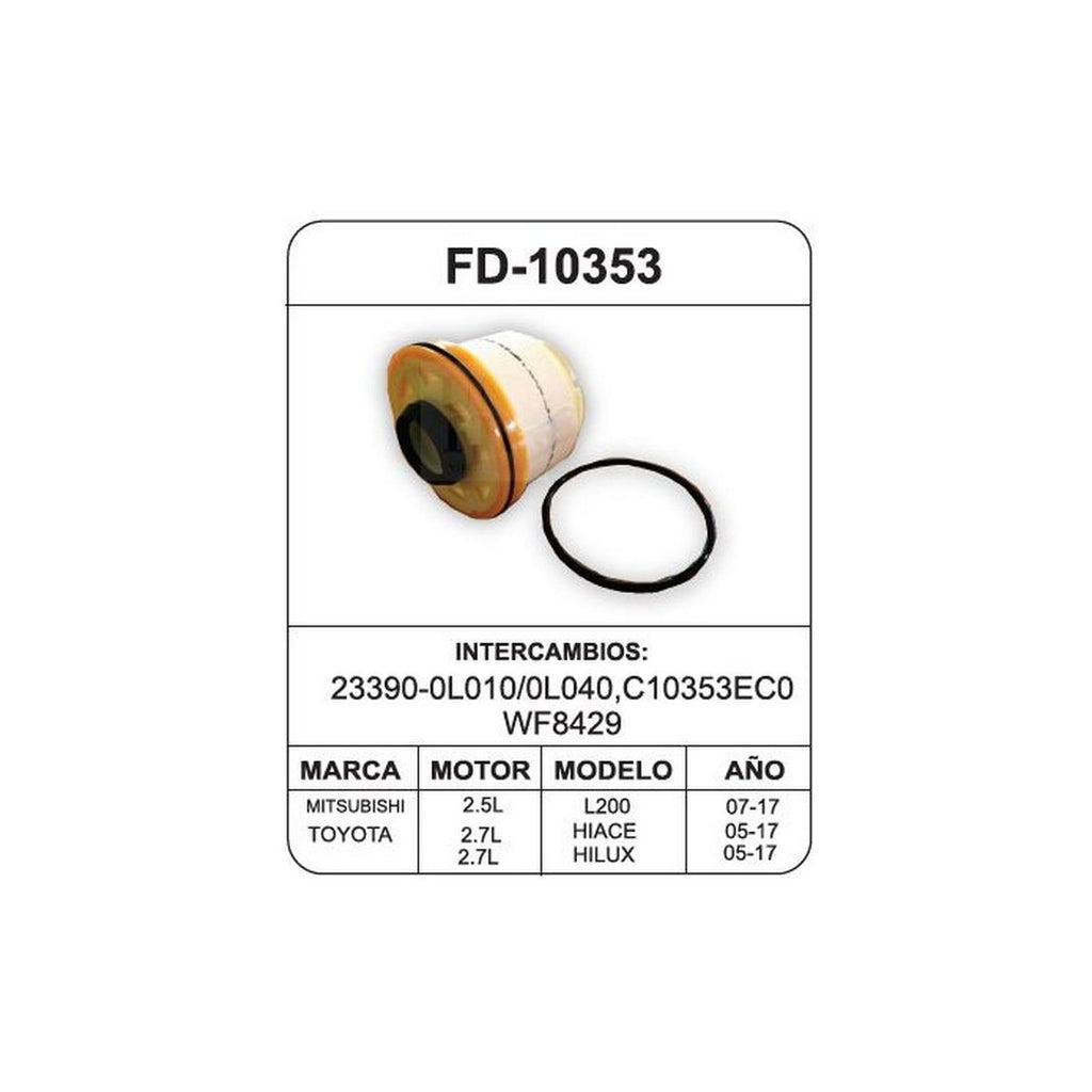 Filtro de Diesel UNIFIL FD-10353
