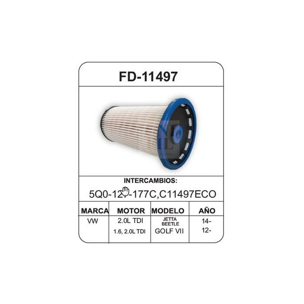 Filtro de Diesel UNIFIL FD-11497