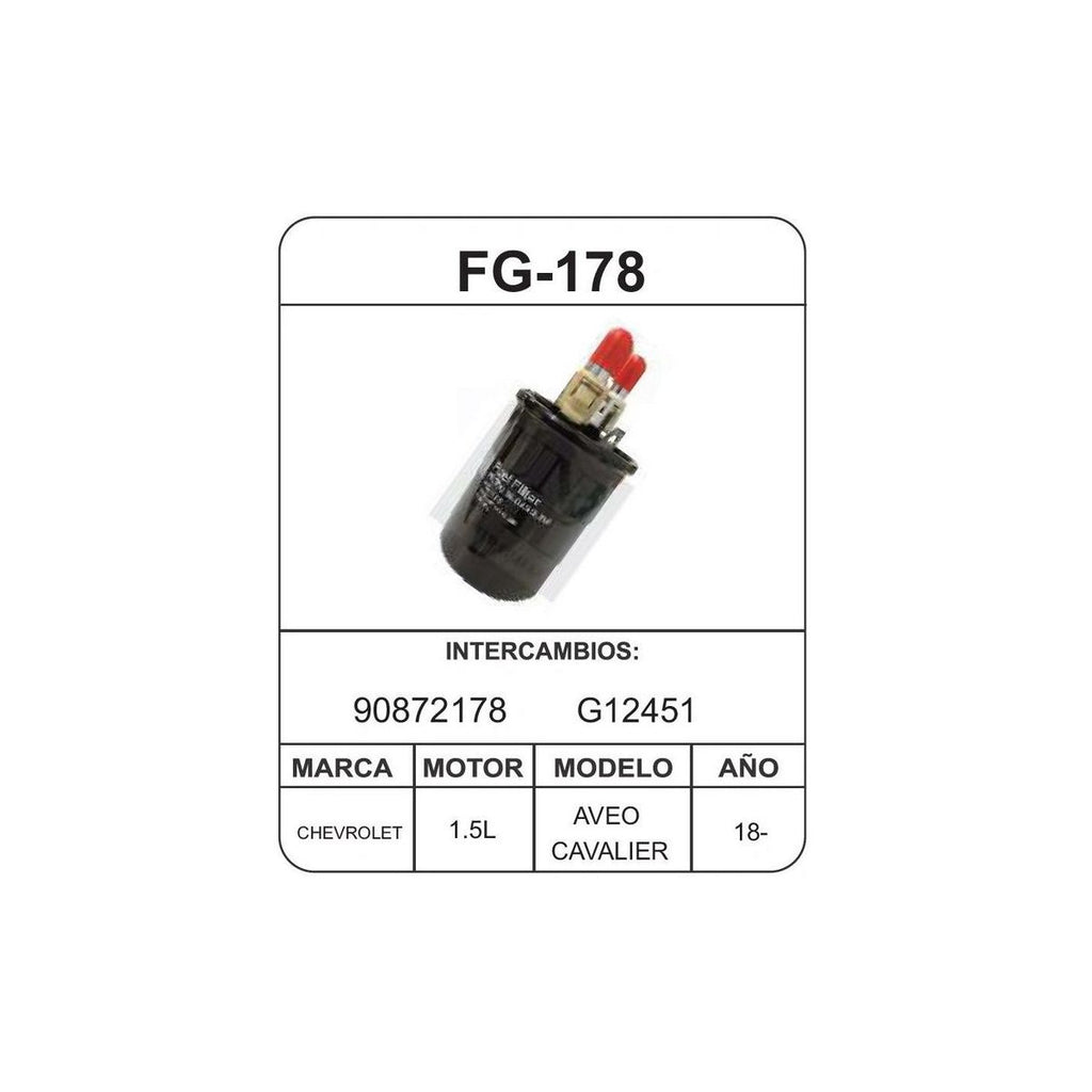 Filtro de Gasolina UNIFIL FG-178