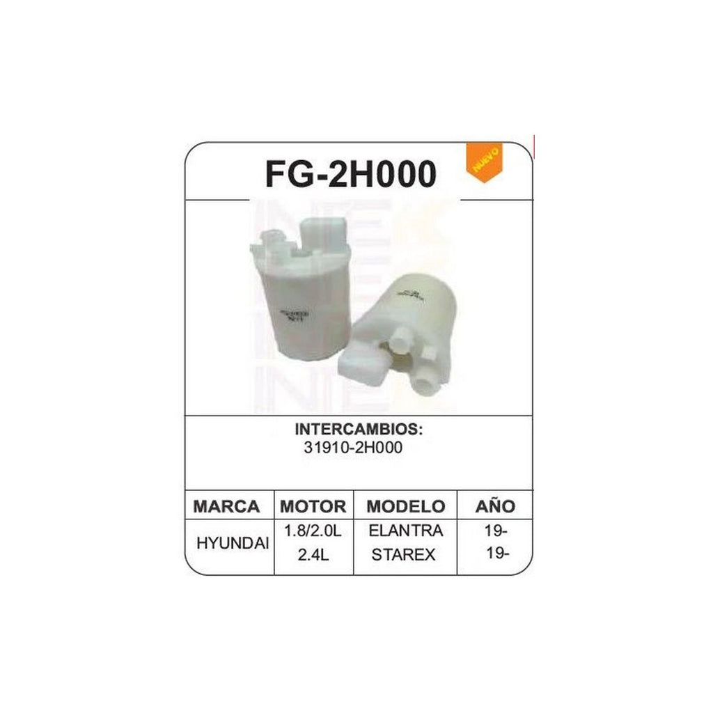 Filtro de Gasolina UNIFIL FG-2H000