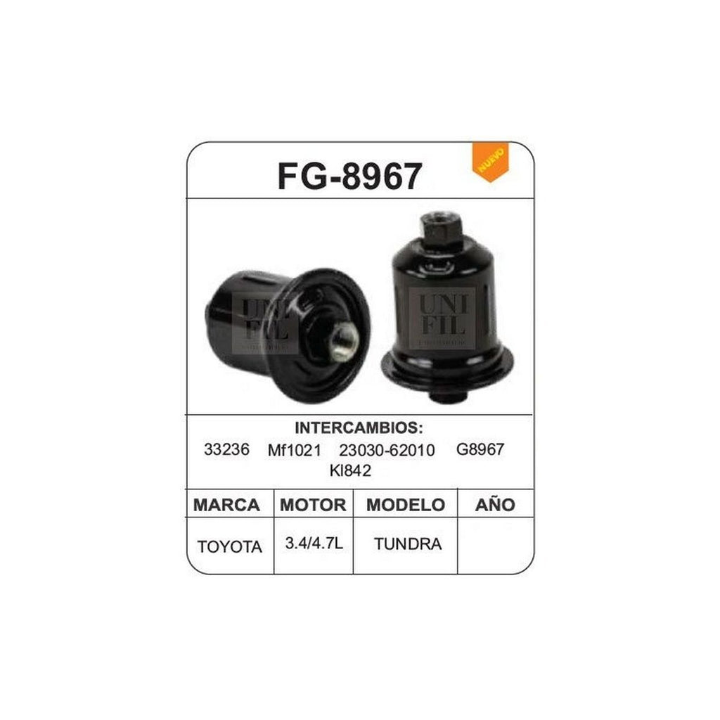 Filtro de Gasolina UNIFIL FG-8967