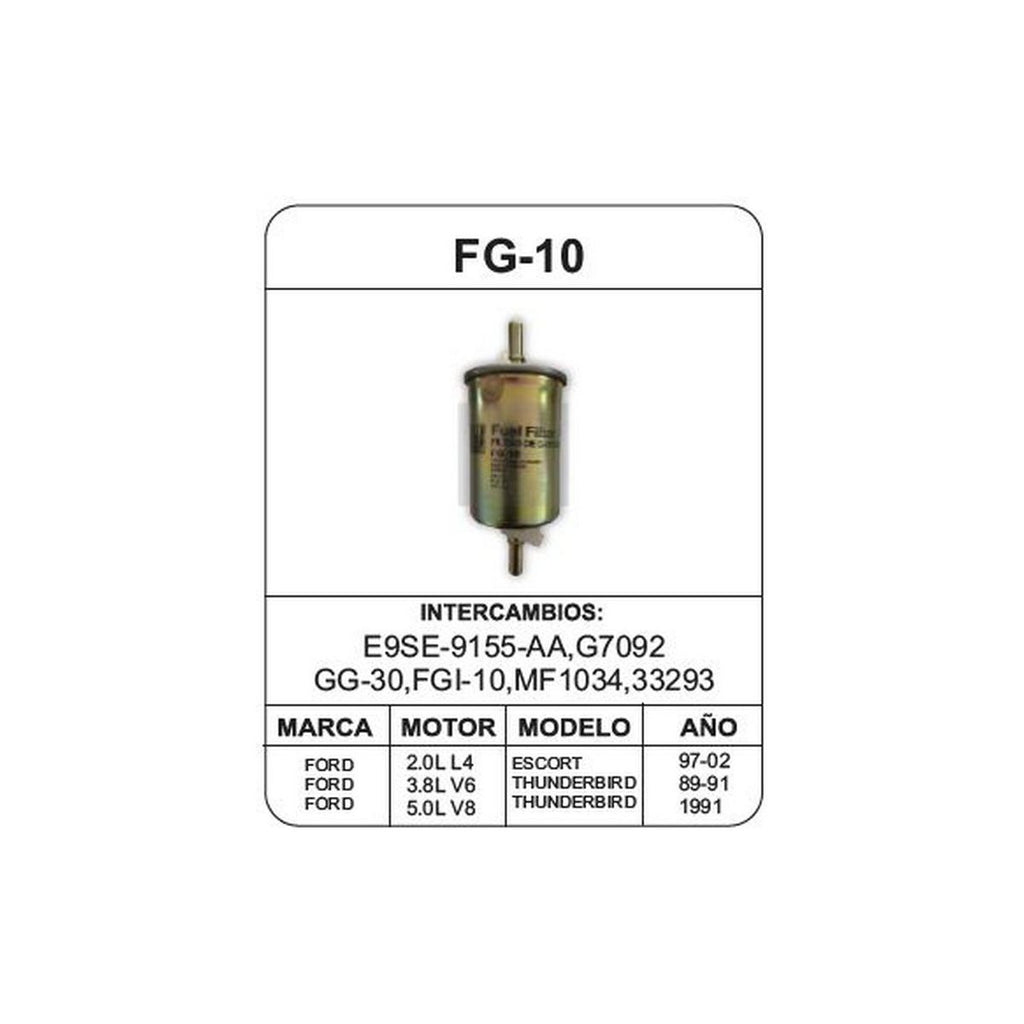 Filtro de Gasolina UNIFIL FG-10