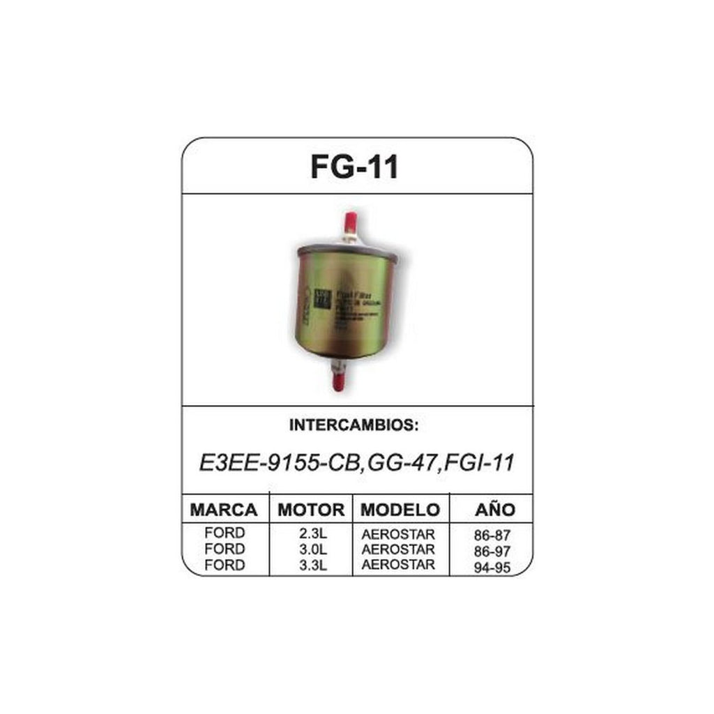 Filtro de Gasolina UNIFIL FG-11