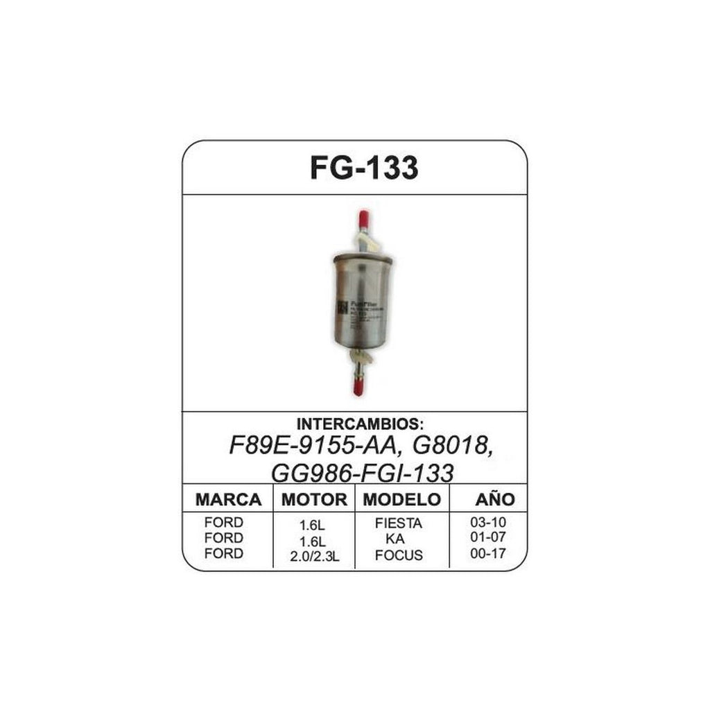 Filtro de Gasolina UNIFIL FG-133