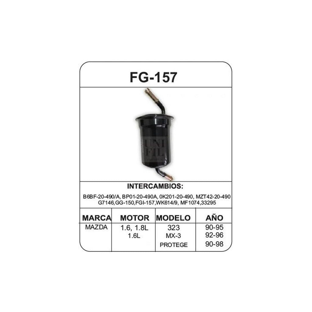 Filtro de Gasolina UNIFIL FG-157