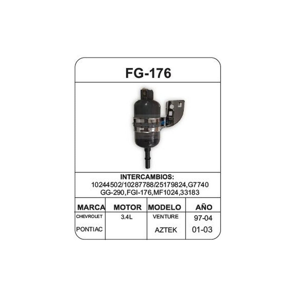 Filtro de Gasolina UNIFIL FG-176