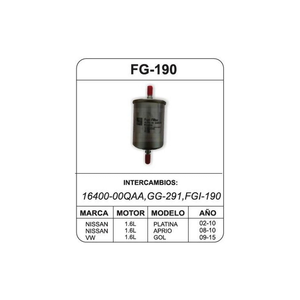 Filtro de Gasolina UNIFIL FG-190