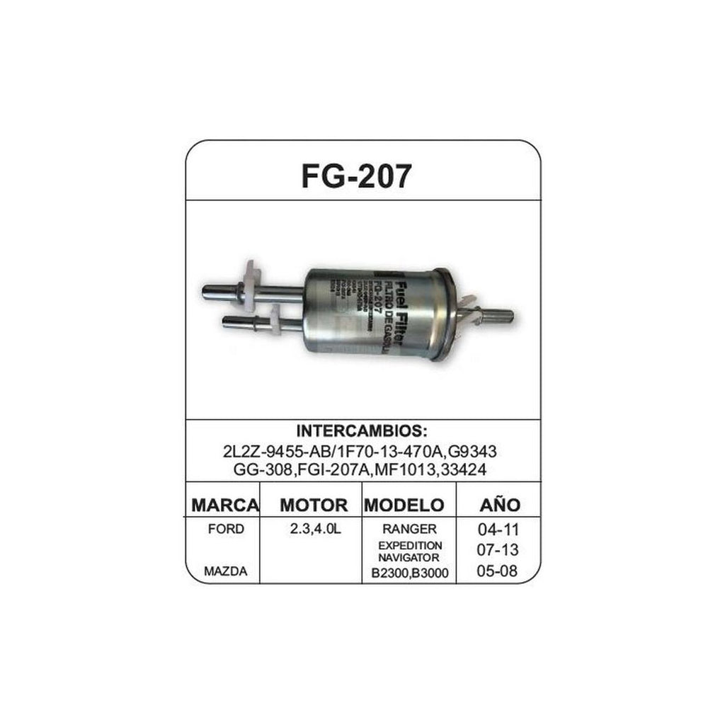Filtro de Gasolina UNIFIL FG-207