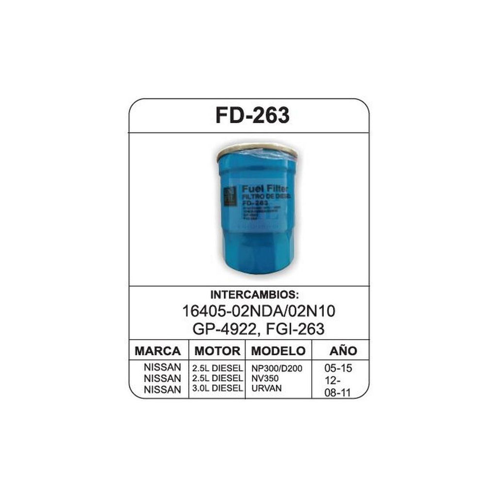 Filtro de Gasolina UNIFIL FD-263