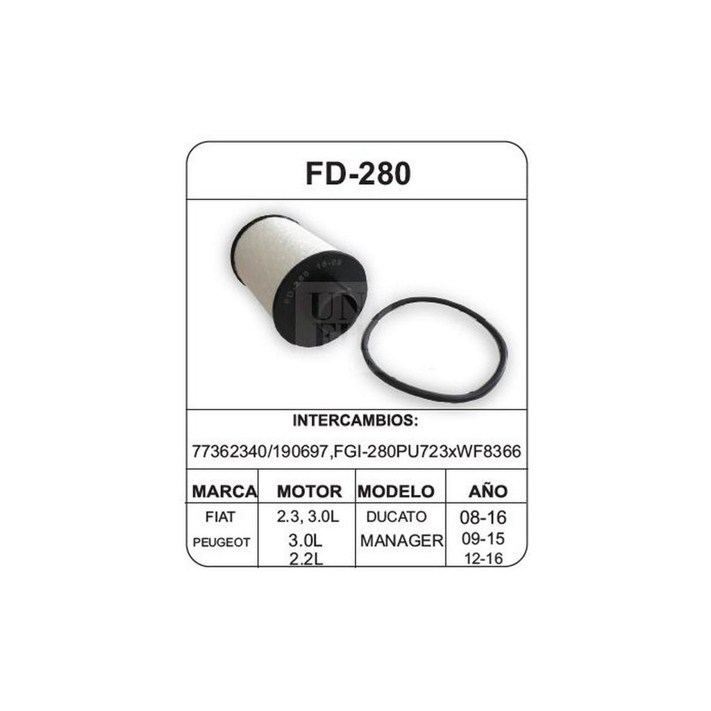 Filtro de Gasolina UNIFIL FD-280