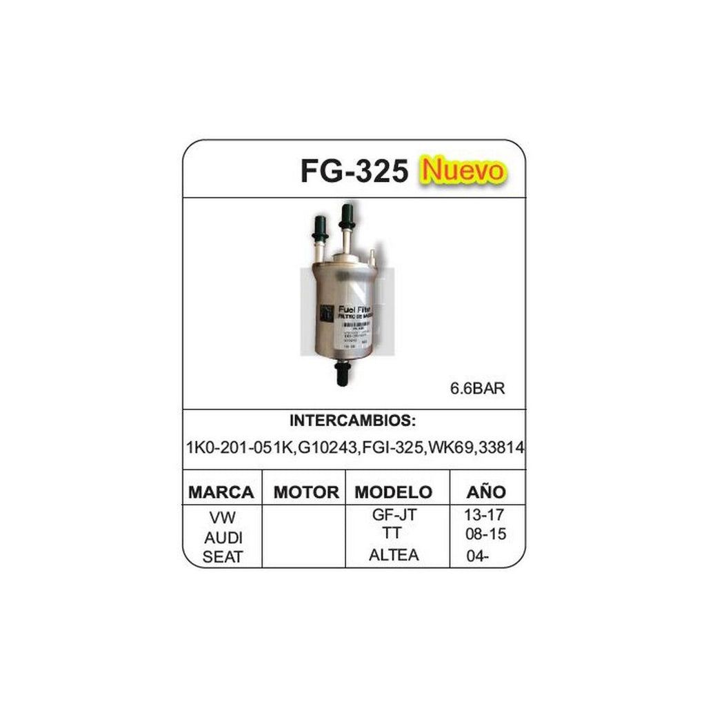 Filtro de Gasolina UNIFIL FG-325