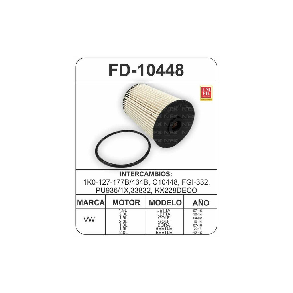Filtro de Gasolina UNIFIL FD-10448
