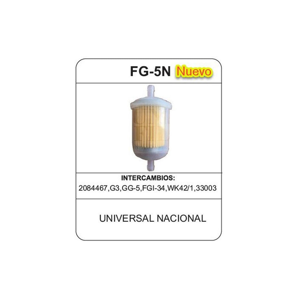 Filtro de Gasolina UNIFIL FG-5N