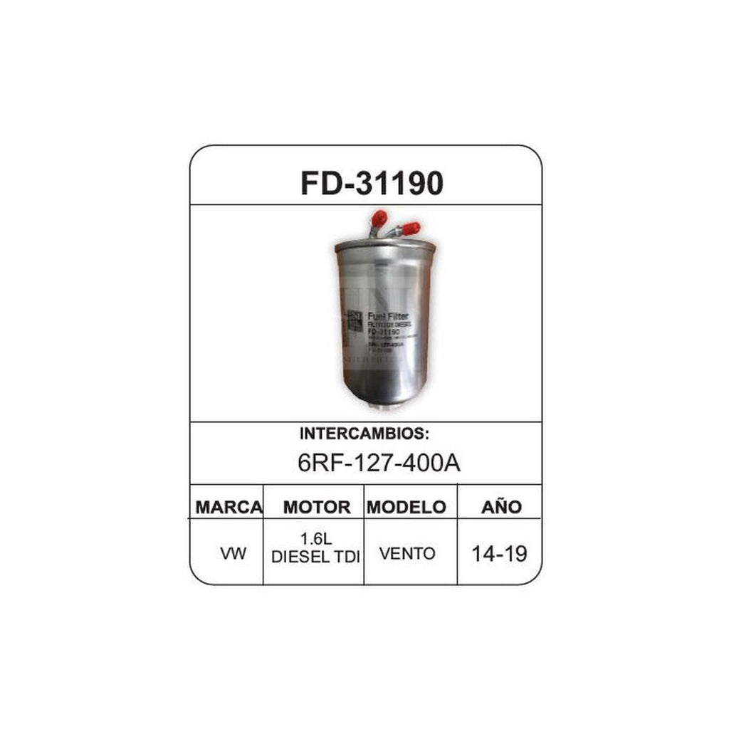 Filtro de Diesel UNIFIL FD-31190