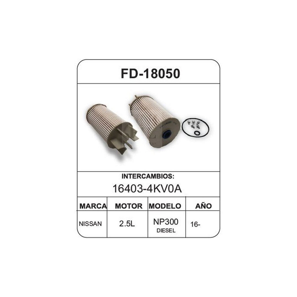 Filtro de Diesel UNIFIL FD-18050