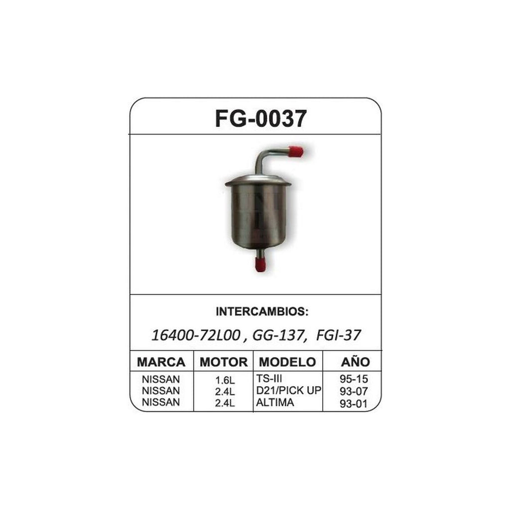 Filtro de Gasolina UNIFIL FG-0037