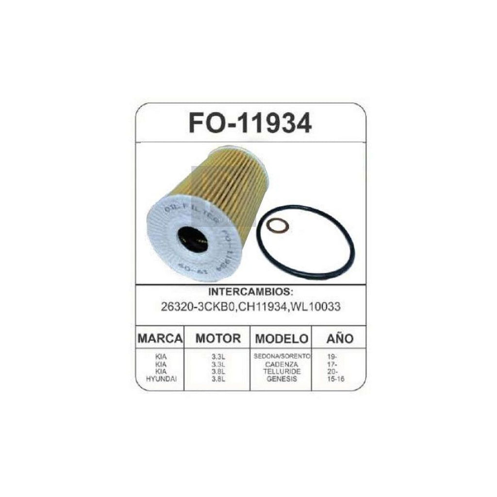 Filtro de Aceite UNIFIL FO-11934
