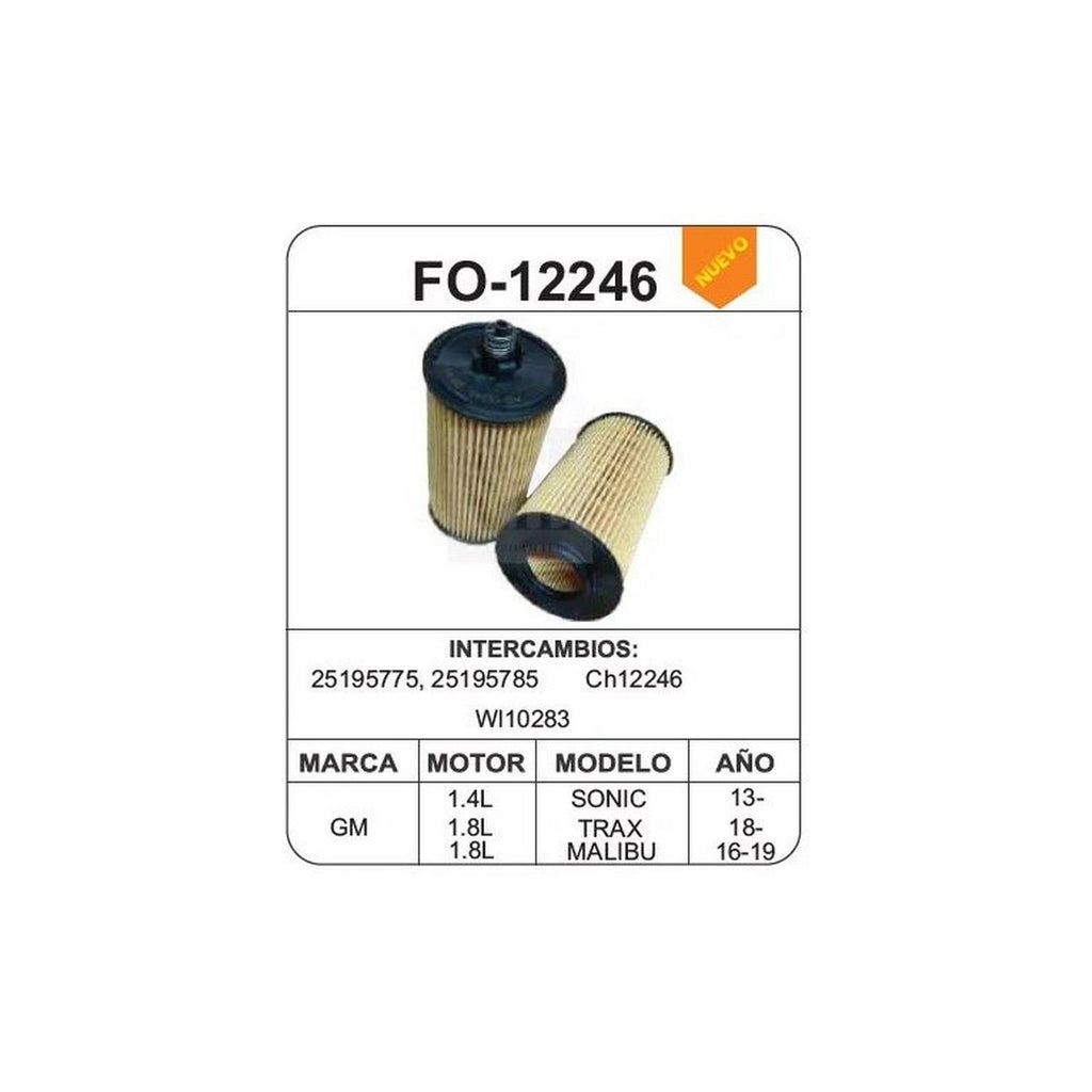 Filtro de Aceite UNIFIL FO-12246