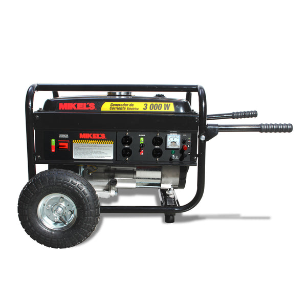 Generador de corriente eléctrica motor 4 tiempos (3,000 W / 6.5 HP)