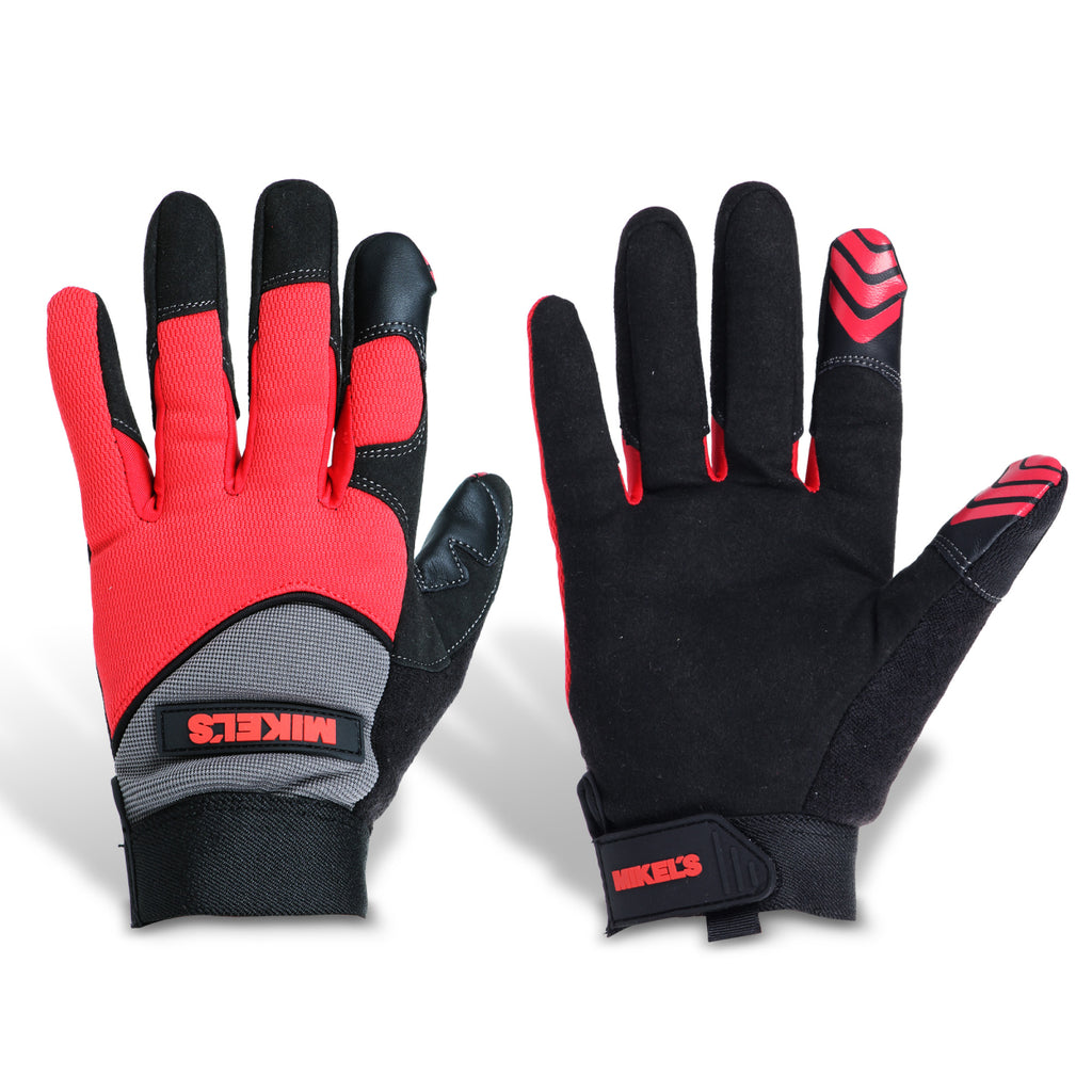 Guantes para trabajo para mecánico piel sintética (M)