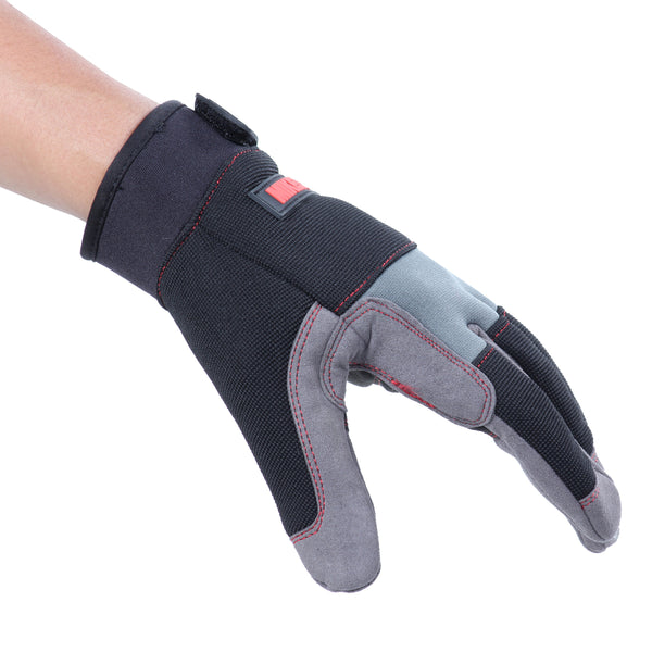 Guantes para trabajo profesionales para mecánico acolchonados (M)