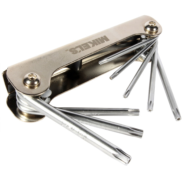 Juego de llaves TORX®, tipo navaja (8 pzas)
