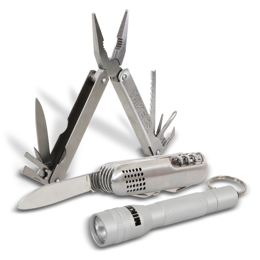 Multiherramientas kit multiusos navaja con lámpara (3 en 1 )