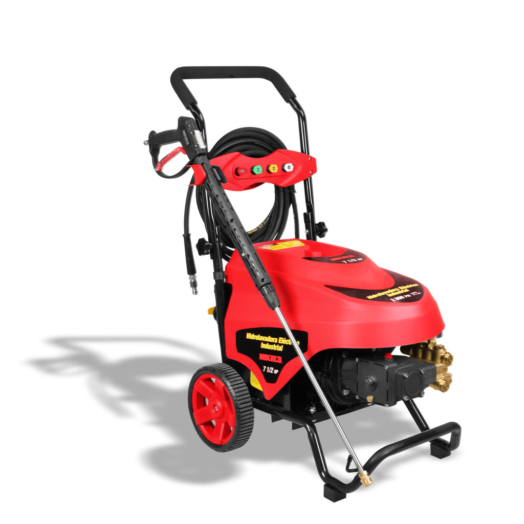 Hidrolavadora de alta presión eléctrica industrial (2,900 PSI / 7.5 HP)
