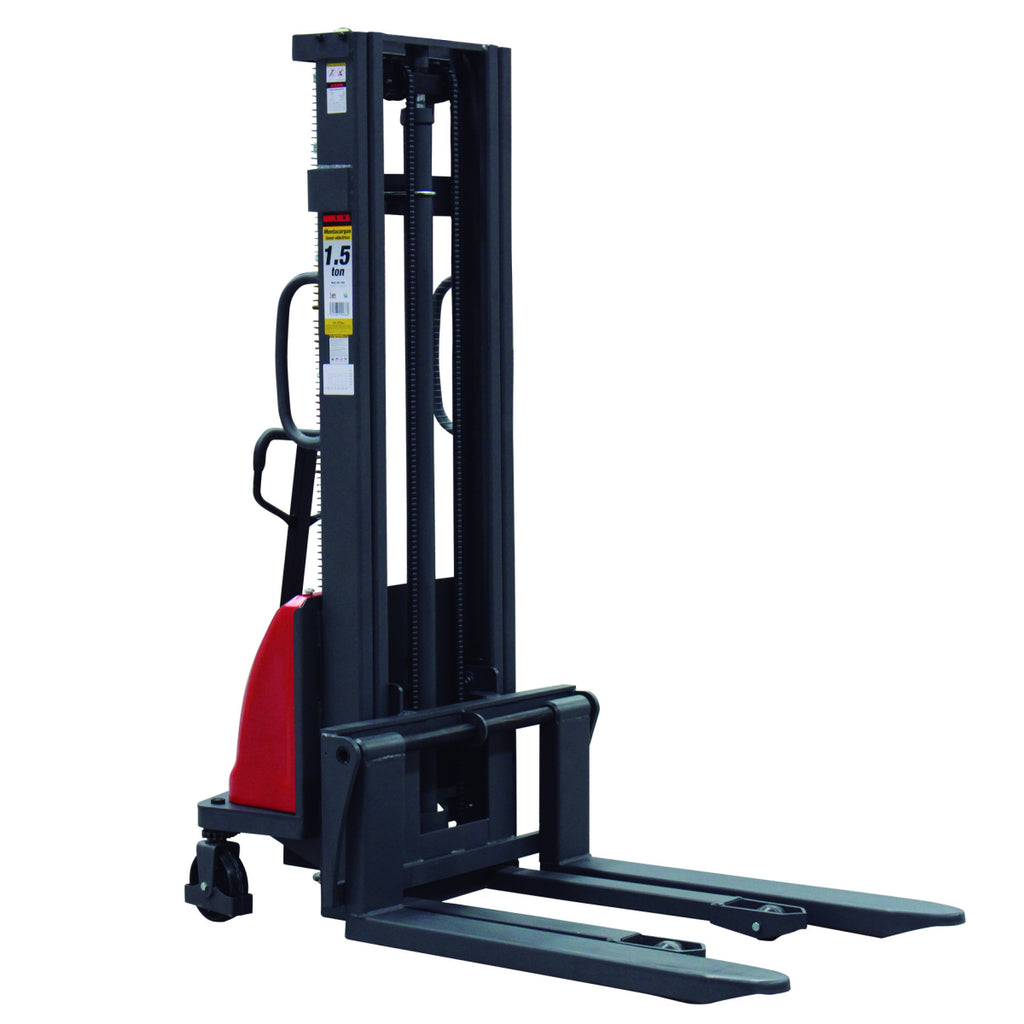 Montacargas hidráulico semi eléctrico (1 ton)