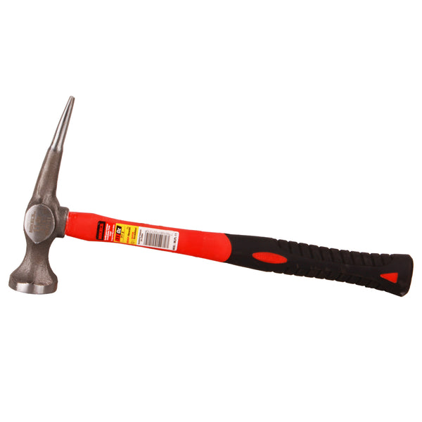Martillo para laminero desabollador punta larga, mango de fibra de vidrio (11 oz)