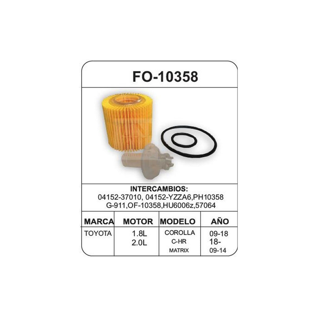 Filtro de Aceite UNIFIL FO-10358