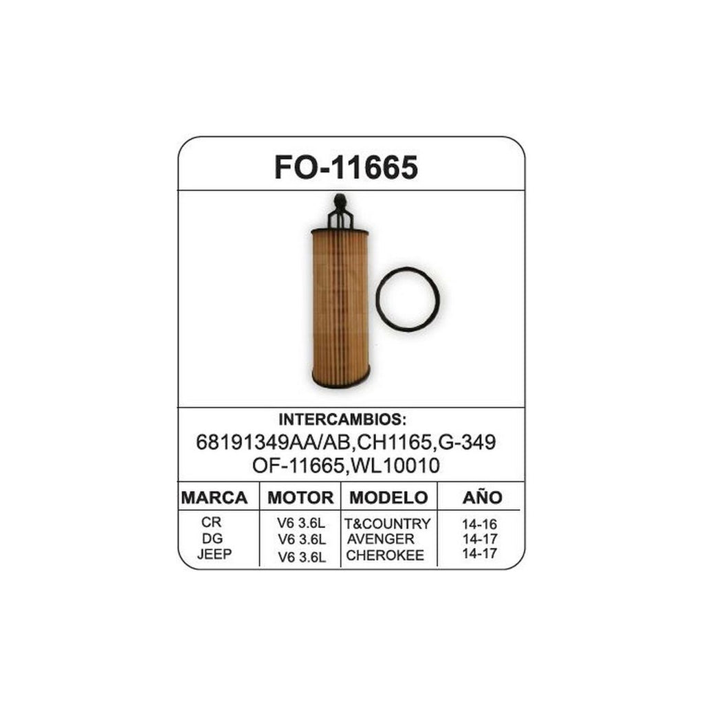 Filtro de Aceite UNIFIL FO-11665